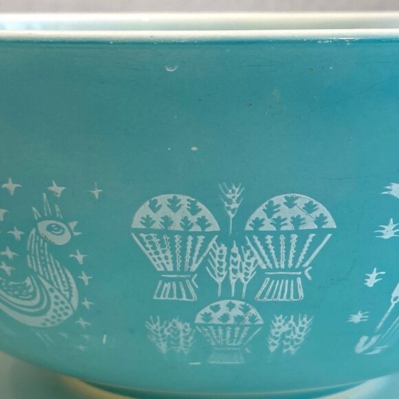 Pyrex Butterprint Amish Cinderlla Nesting Mixing Bowl Set of 4 - Picture 13 of 16